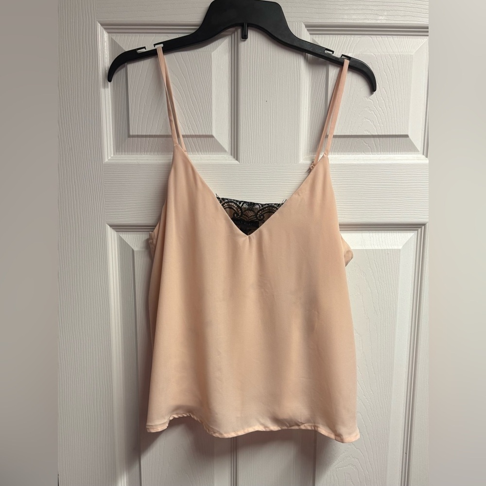 NWT Lily Black Cami Size Large